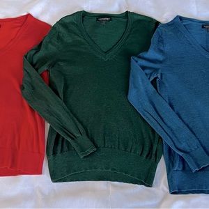 Banana Republic 100% Merino Wool Sweaters (3)